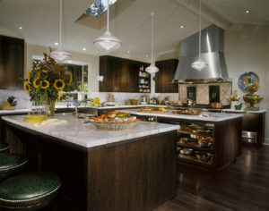 Wooden kitchen cabinetry