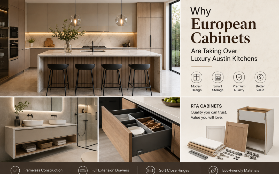 Why European Cabinets Are Taking Over Luxury Austin Kitchens